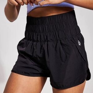Free People Movement The Way Home Shorts Sz Small Speed Up Black Lined Active